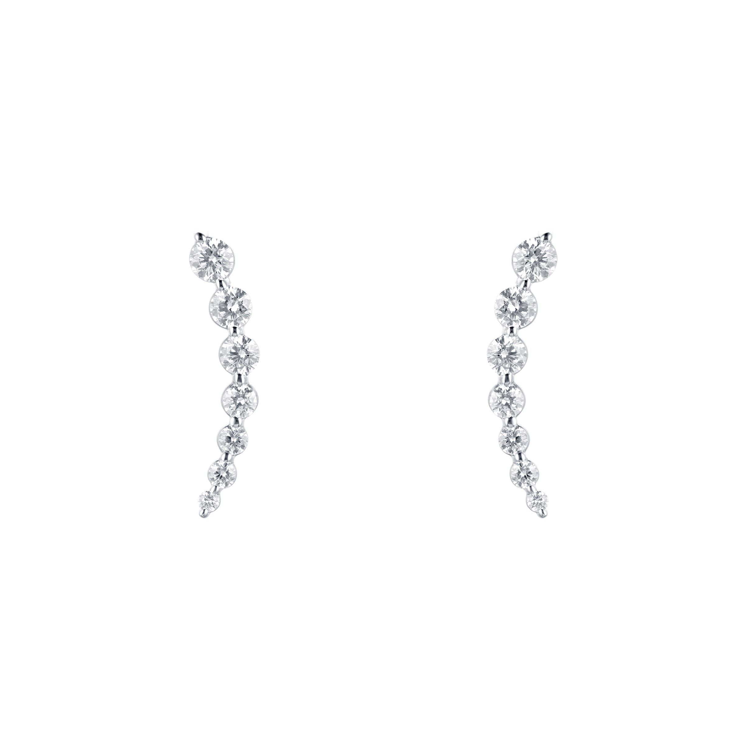 Mappin & Webb 1.22ct Diamond Drop Earrings