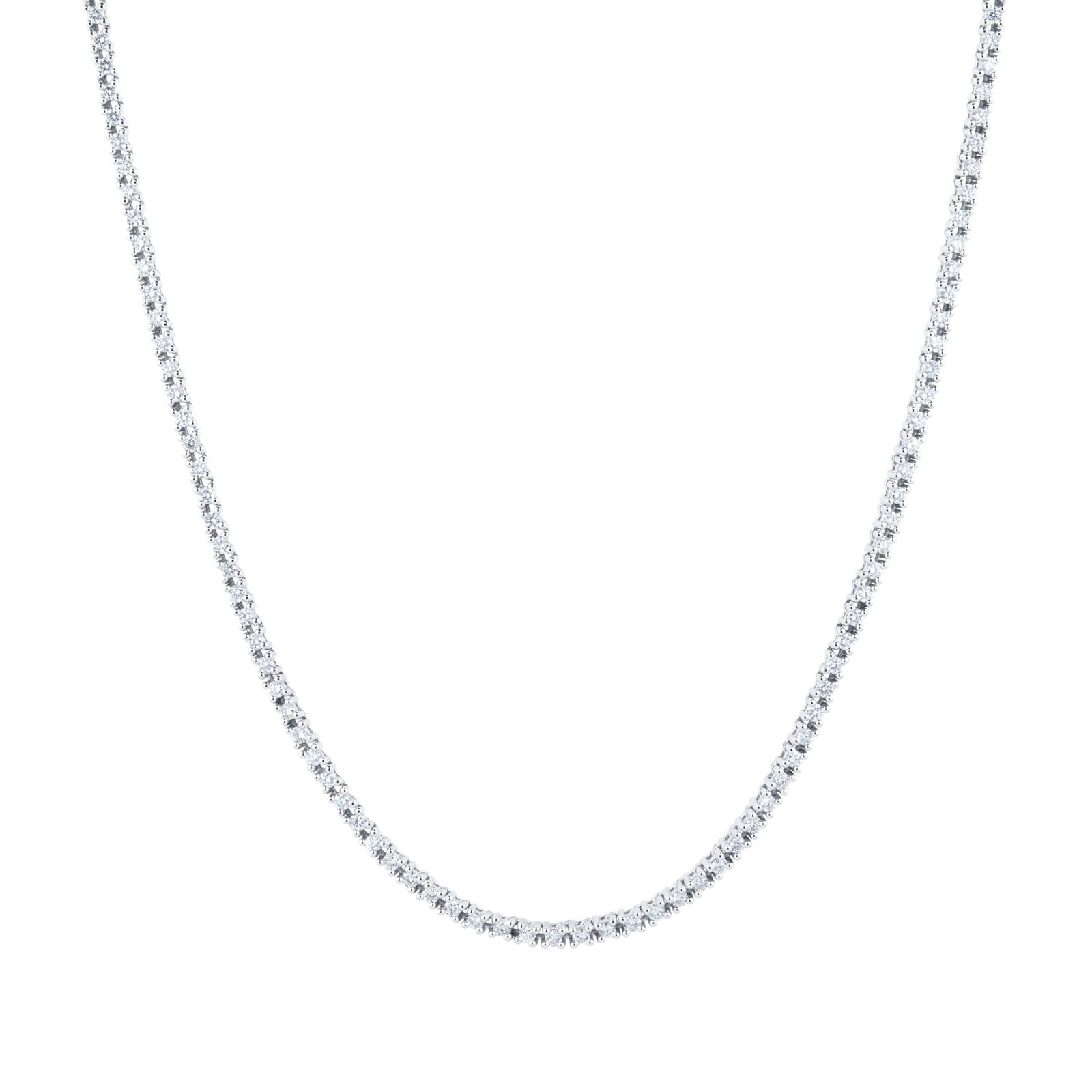 Goldsmiths 3ct Diamond Line Necklace