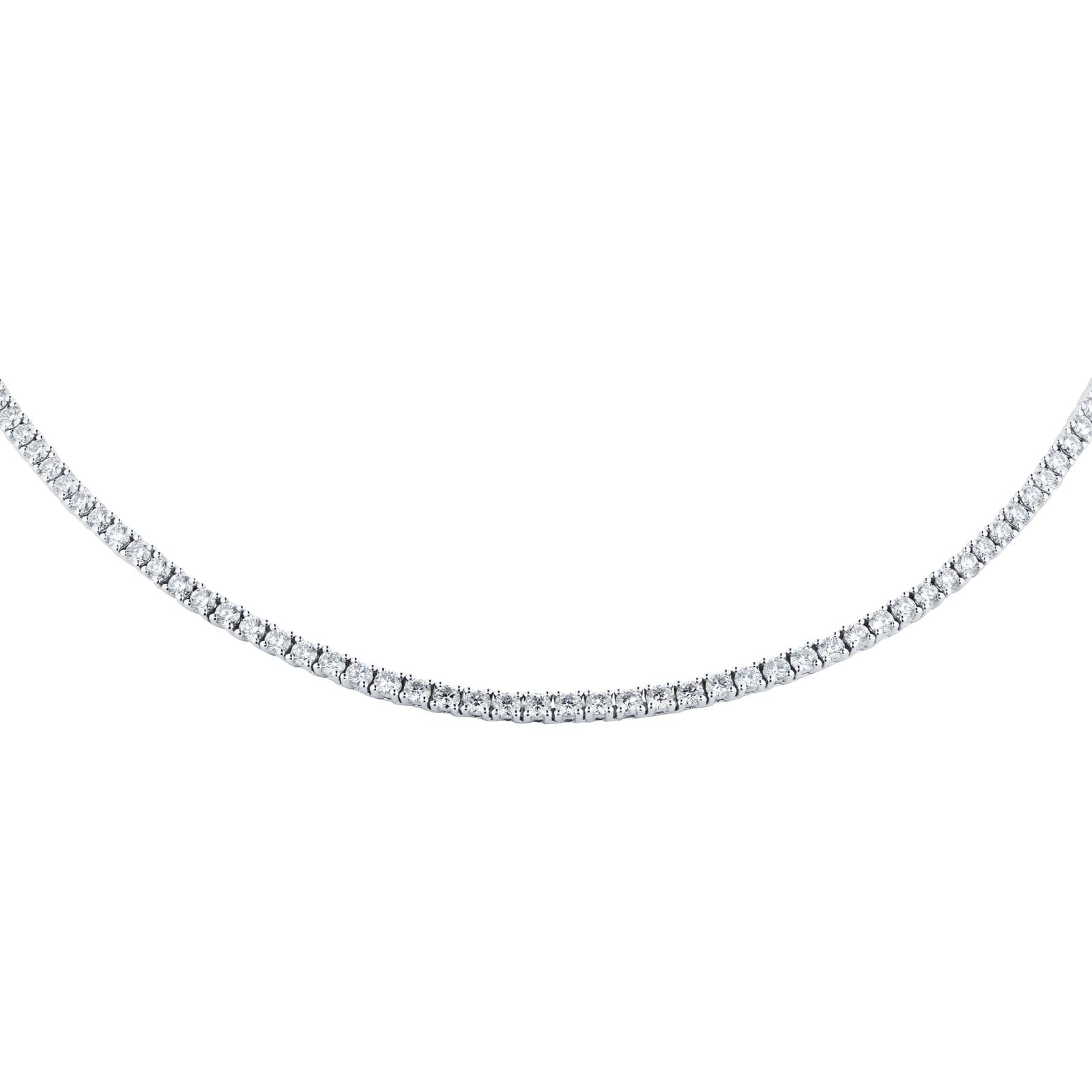 Mappin & Webb 10ct Diamond Line Necklace