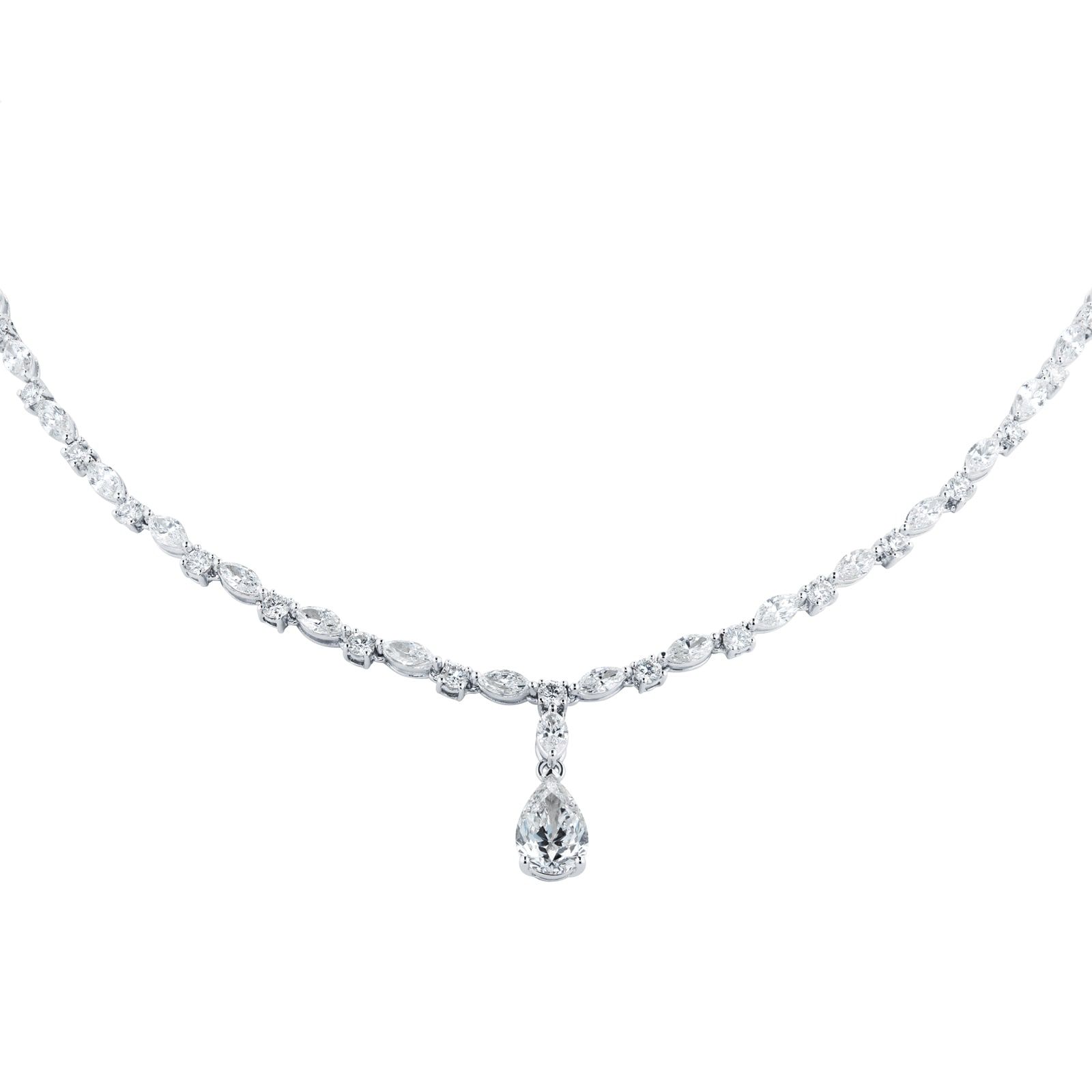 Mappin & Webb 13.16ct Mixed Cut Diamond Necklace