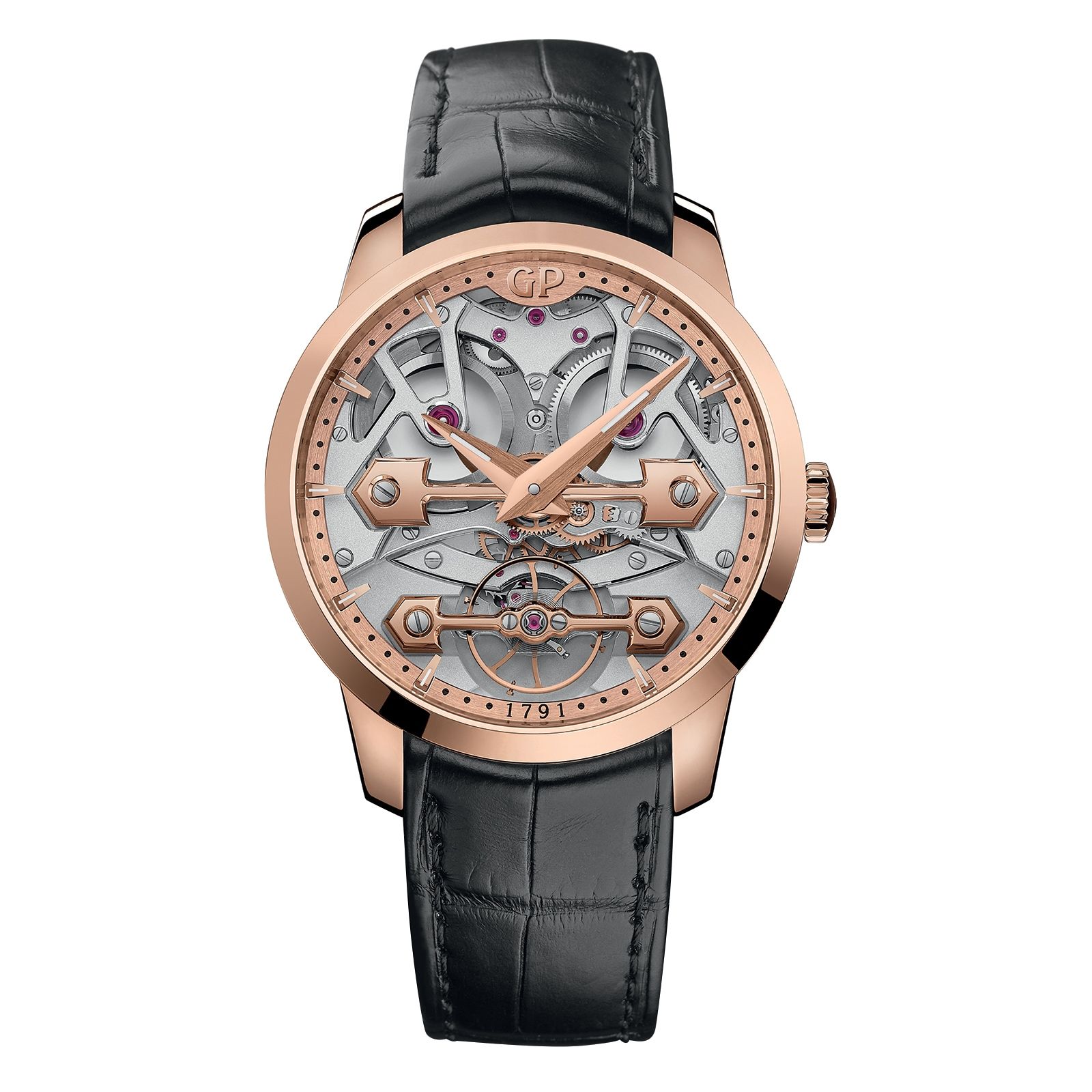 Girard-Perregaux Classic Bridges Rose Gold 40mm Watch