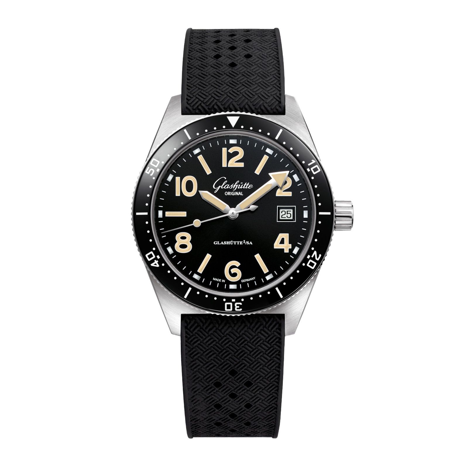 Glashütte Original Sea Q 39.5mm Black Dial Watch