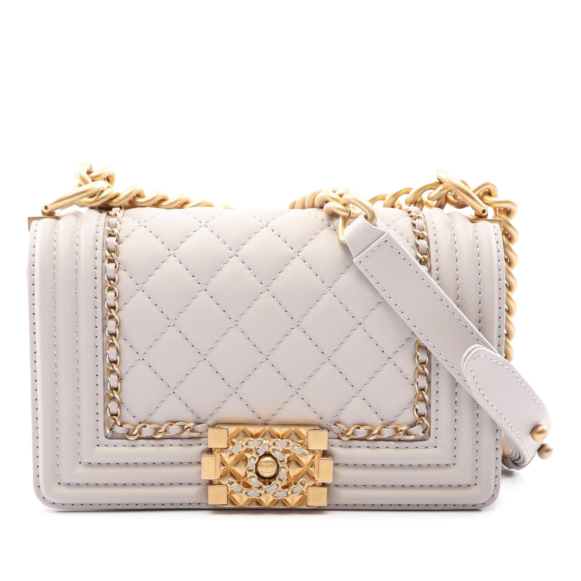 Chanel Small Lambskin Boy Bag