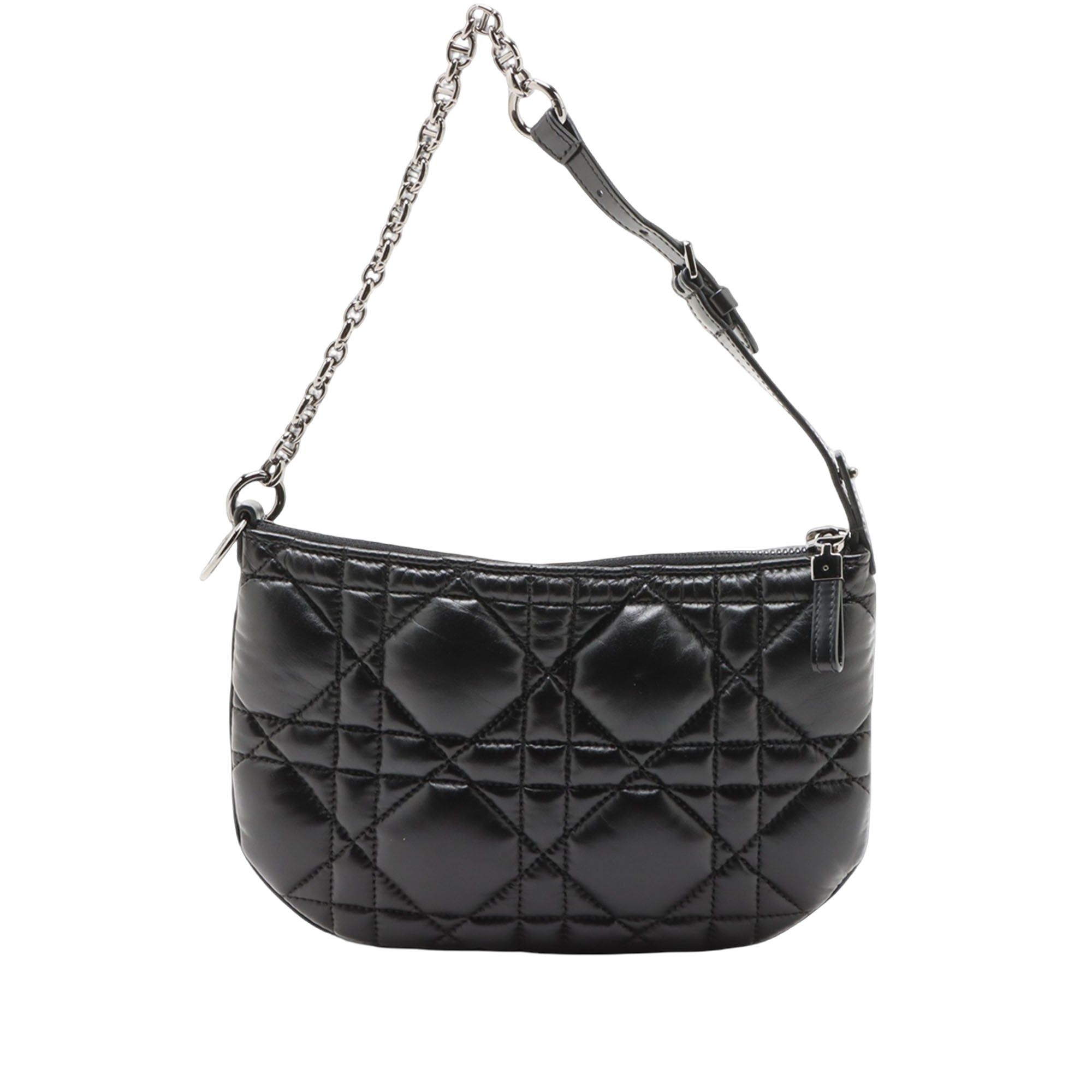 Dior Mini Calfskin Macrocannage Dior Caro Tulip Bag