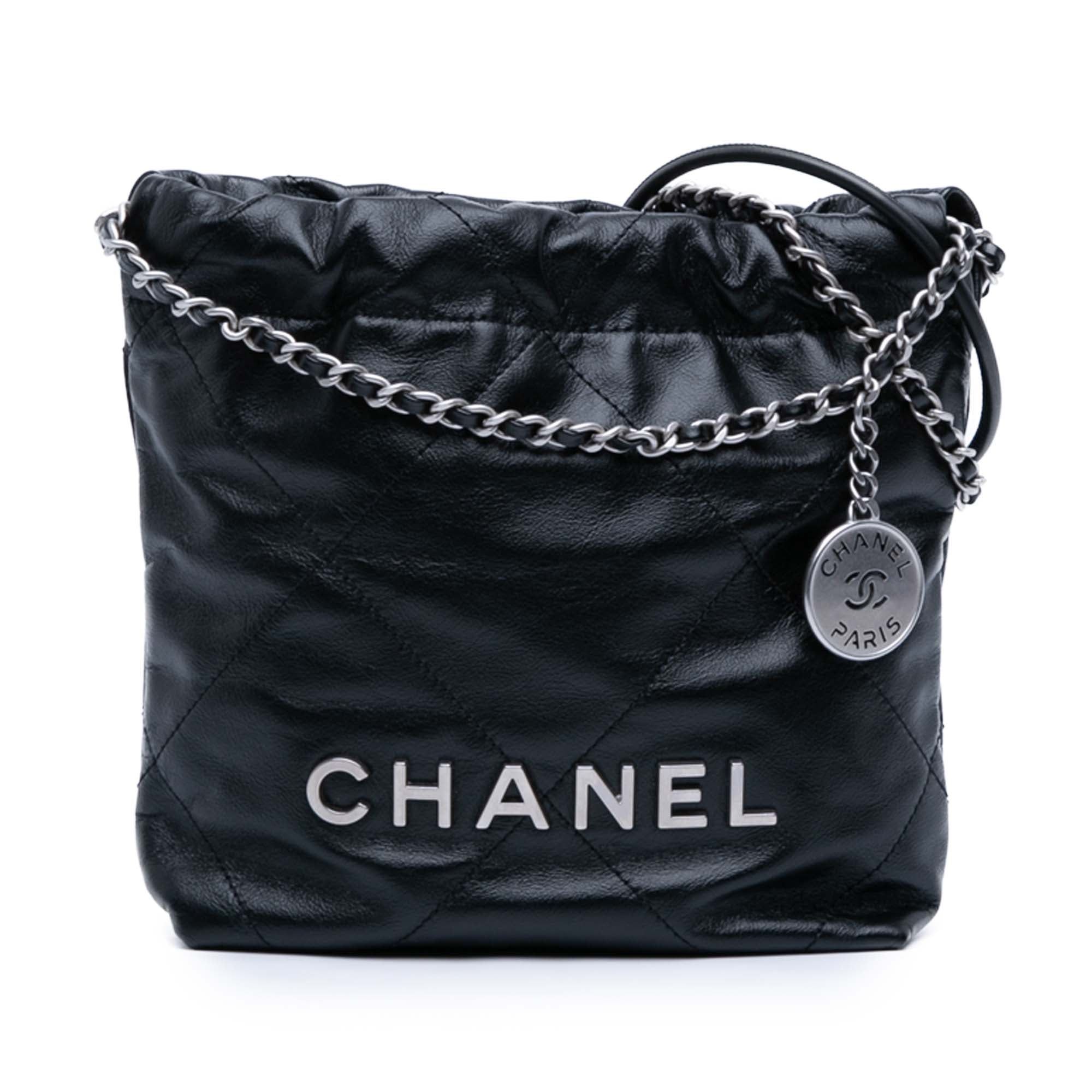 Chanel Mini Shiny Calfskin 22 Handbag