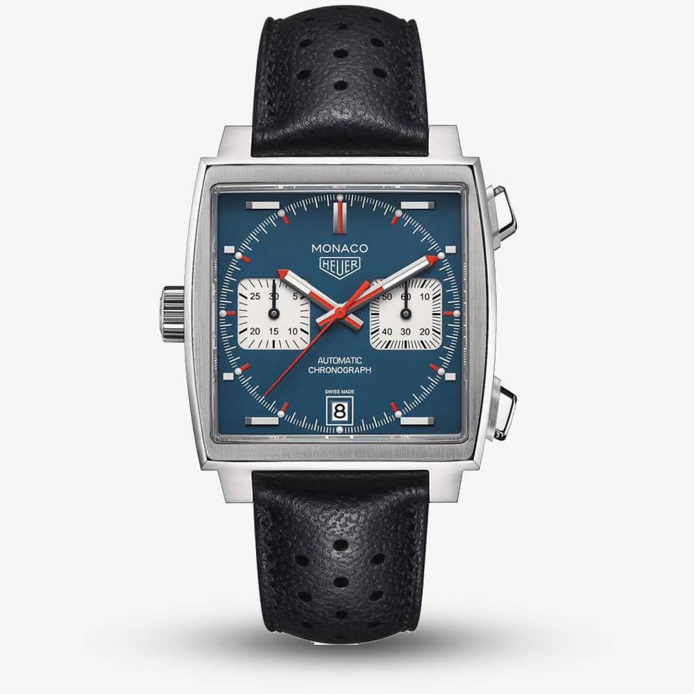 TAG Heuer Monaco Calibre 11 Automatic Chronograph Watch CAW211P.FC6356