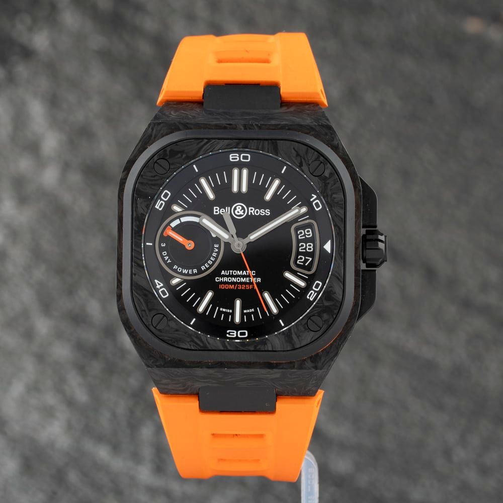 Pre-Owned Bell & Ross BR-X5 Carbon Orange Watch