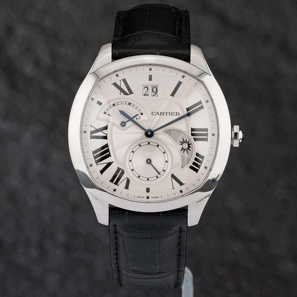 Pre-Owned Cartier Drive De Cartier Moonphase Indicator Watch