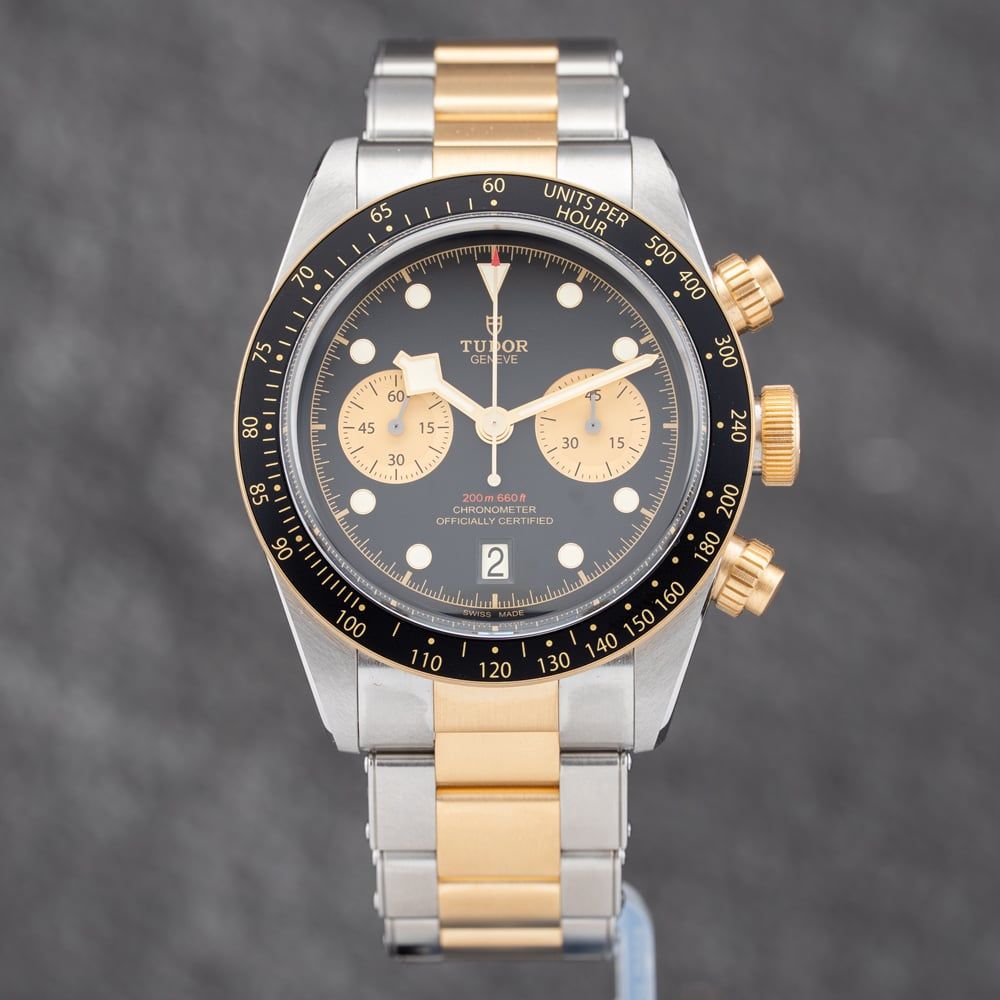 Pre-Owned Tudor Black Bay S & G Bracelet Watch