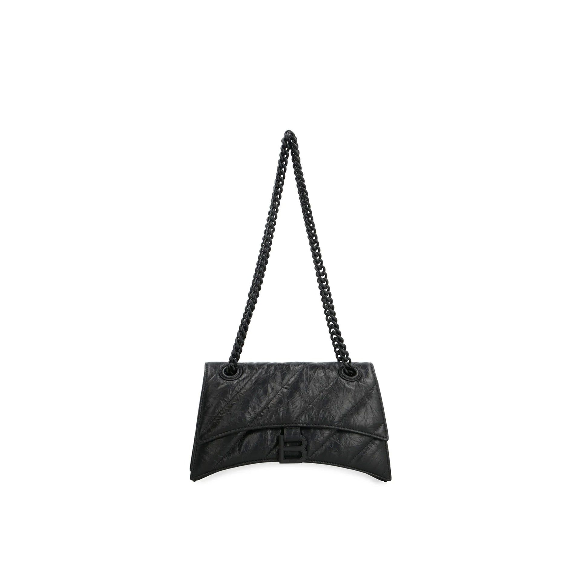 Balenciaga Crush Leather Small Shoulder Bag